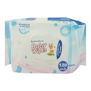 Bashundhara Baby Wipes 120pcs